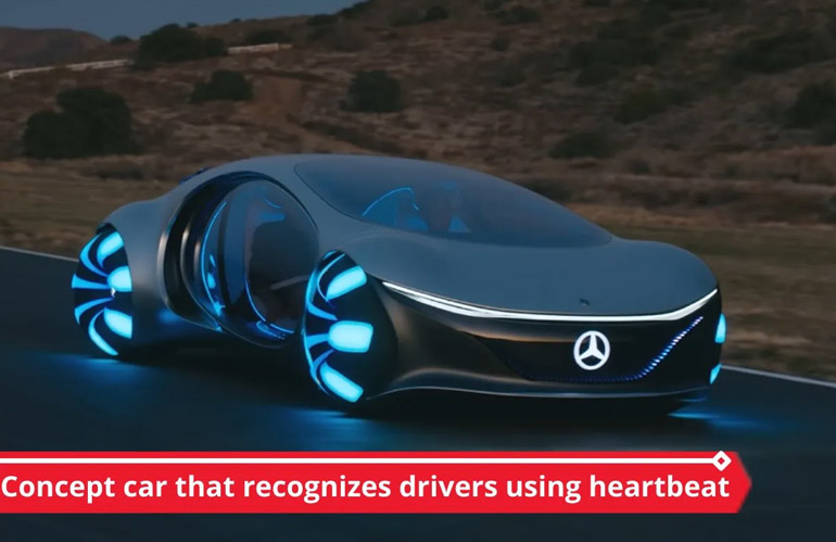 Mercedes-Benz Vision AVTR concept car recognizes drivers using heartbeat and breathing
