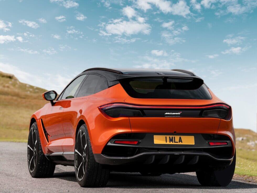 back view of The Anticipated McLaren SUV