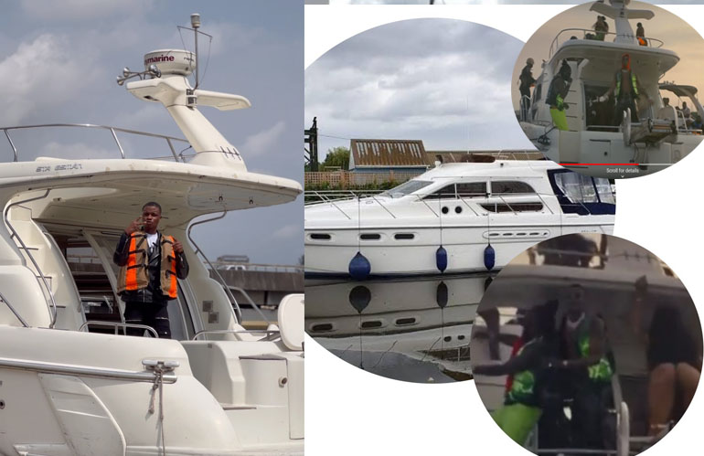Ola Of Lagos Finally spotted the ₦‎200 Million Yacht Burna Boy & Wizkid Used In The Music Video Of Ballon d’Or