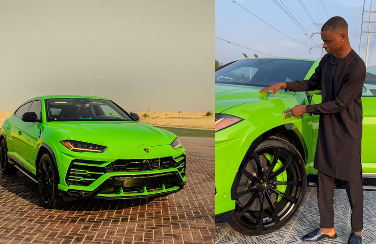 Ola of Lagos Displayed This Bright Green ₦‎410 Million 2021 Lamborghini Urus - Review & Quick Features