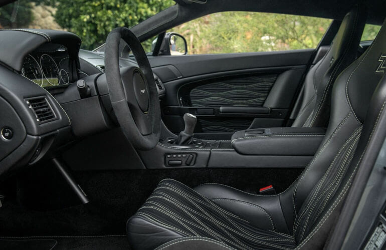 Aston Martin V12 Zagato interior