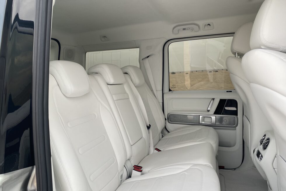 Interior Of The Electric Mercedes-Benz G-Wagen 