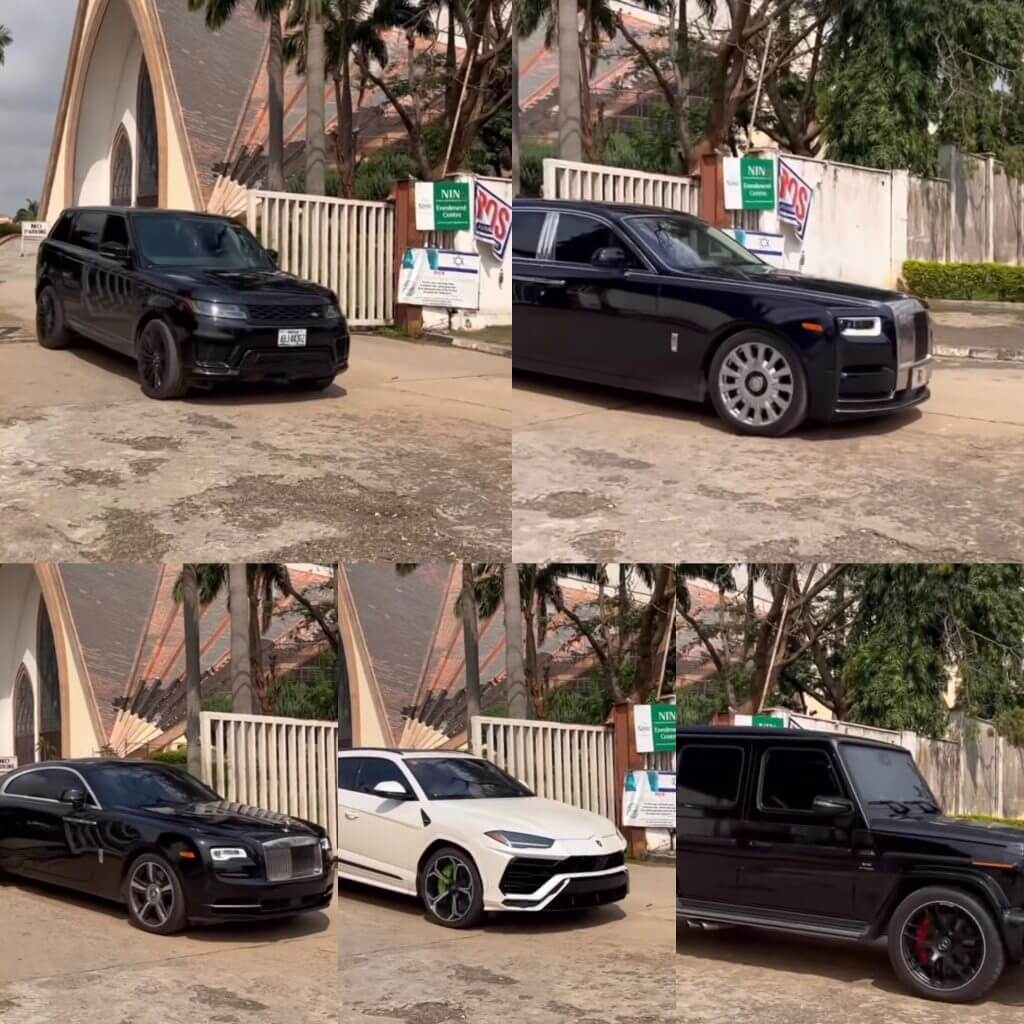 Luxury Cars Spotted At An Abuja Wedding