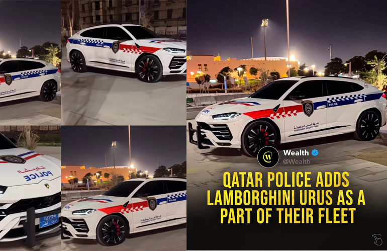 Qatar Police Adds $230,000 Lamborghini Urus As A Part Of Their Fleet
