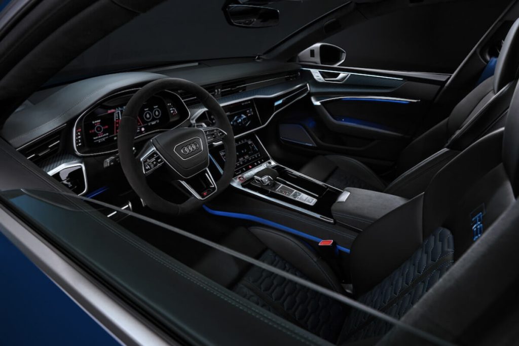 The Interior Of The Audi RS7 Sportback Performance