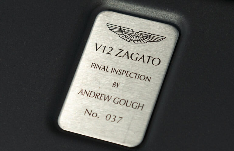 only 65 Aston Martin V12 Zagatos were made