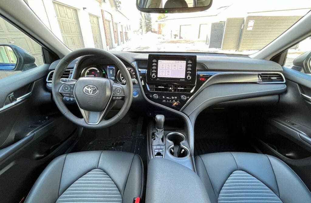 2023 Toyota Camry Hybrid interior - MotorBiscuit