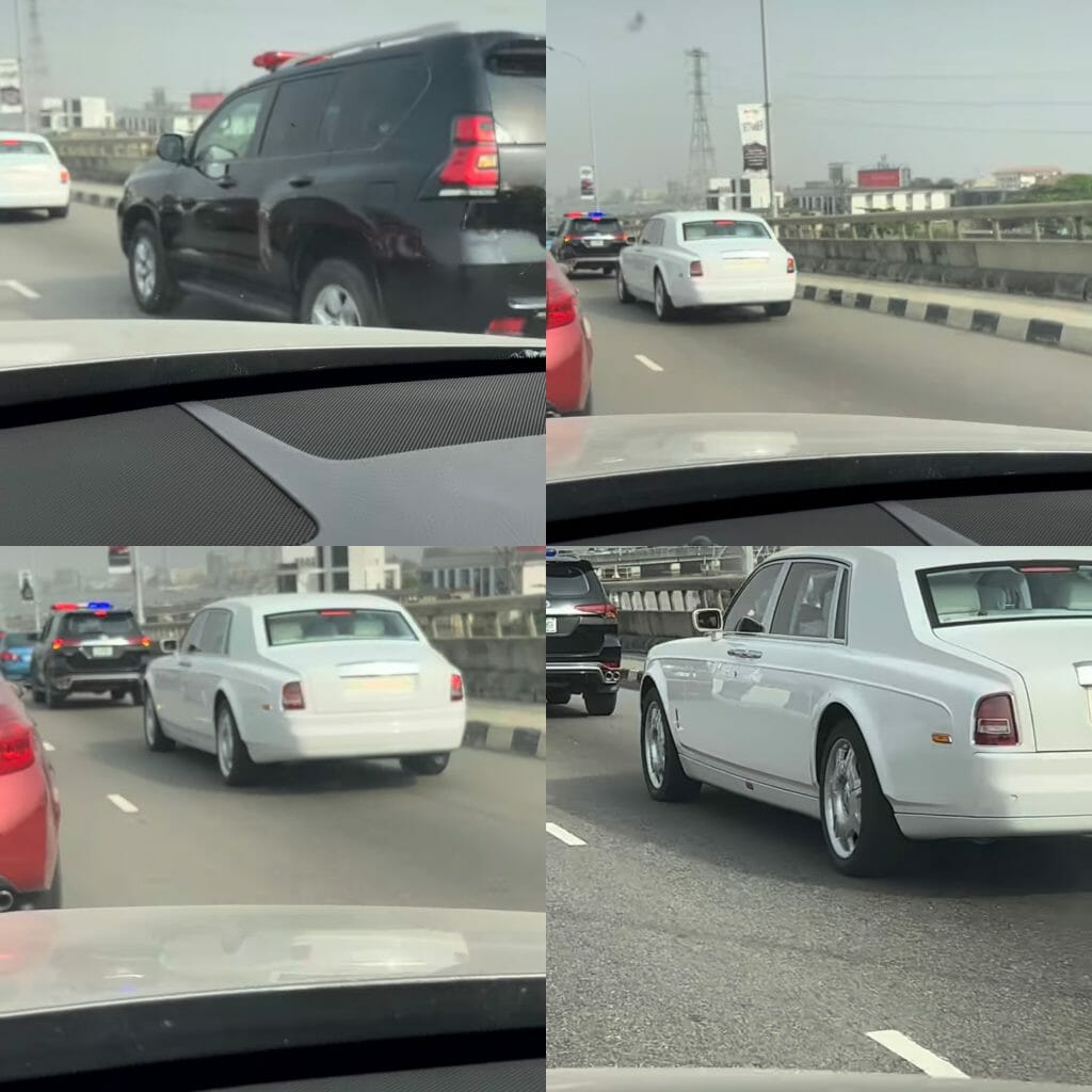 Millions Of Naira Worth Rolls Royce Phantom Spotted In Lagos Express On A Weekend