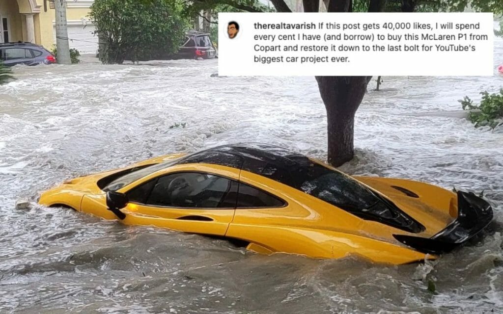 The $1.3 Million McLaren Destroyed By Flood