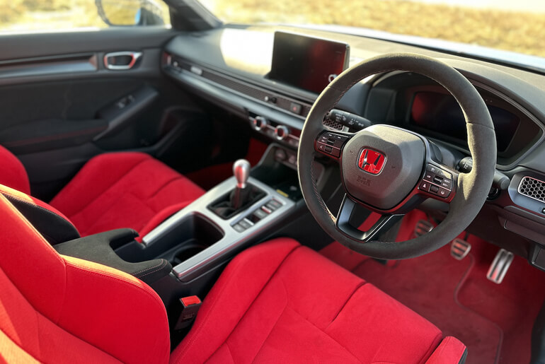 Interior Of The Honda Civic Type R