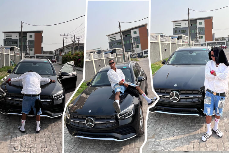 Simeon Sky splashes Over N25 Million as he buys himself a Brand New Benz SUV