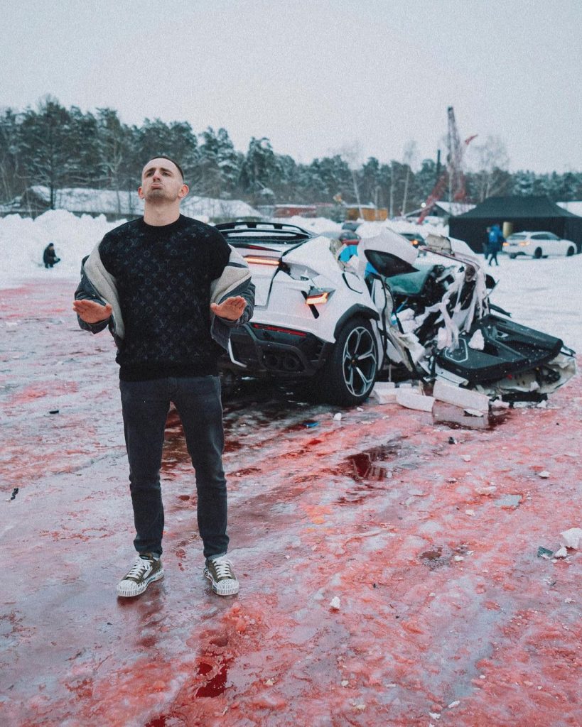 Russian YouTuber Destroys A Brand New ₦185 million Lamborghini Urus