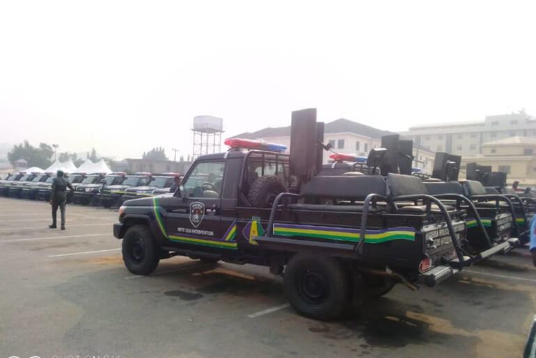Abuja police cars