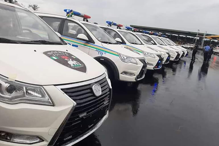 Anambra State police cars
