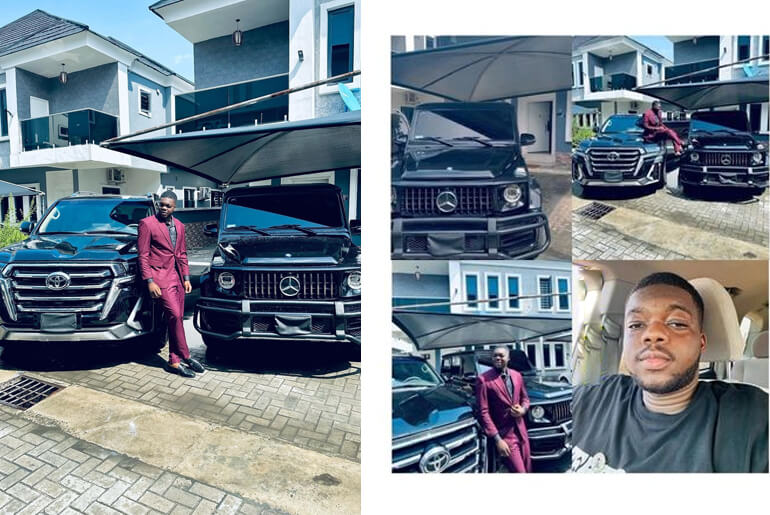 As Comedian Cute Abiola splashes Millions as he buys another Mercedes Benz G-wagon