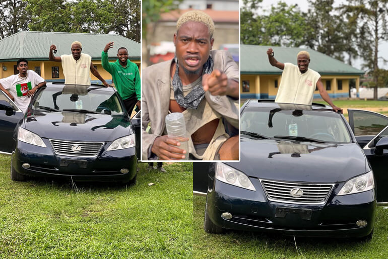 IG Content Creator Rororibs splashes N7.5Million as he buys himself a Brand New Car