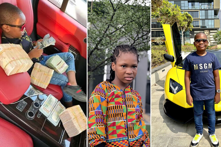 Self-made Under 20s billionaire Richest Kids In Nigeria 2023, Net Worth And Cars They Can Afford