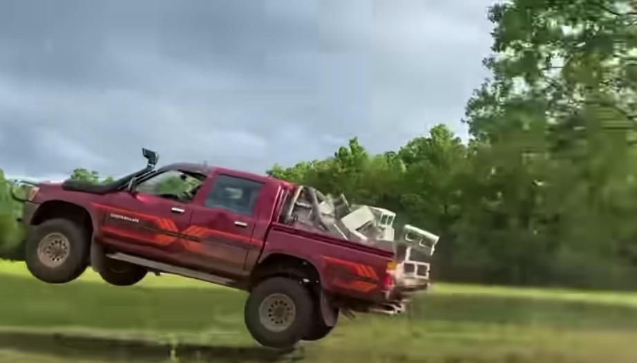 YouTuber Drops A Toyota Hilux From 10,000 Feet Into The Air