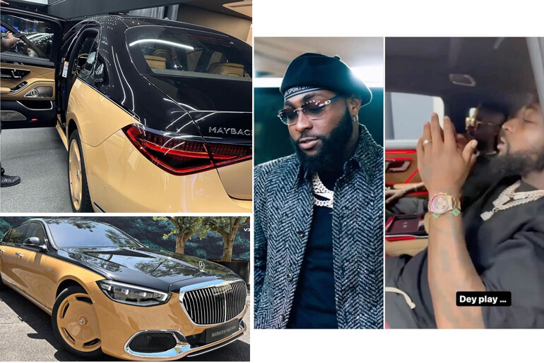 DAVIDO Bought Himself A 2023 Maybach S680 Virgil Abloh worth costs ₦450 million in Nigeria