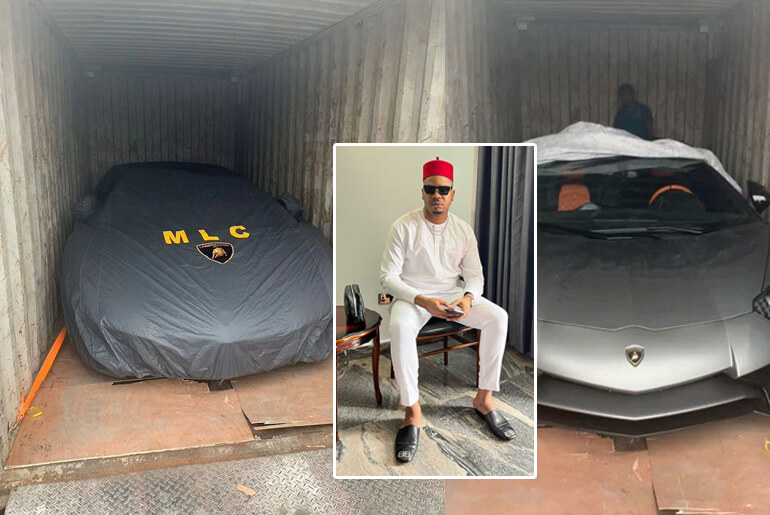 Man_like_chico Said He Needed A New Toy And He Got A Special Edition Lamborghini Aventador worth over ₦300m