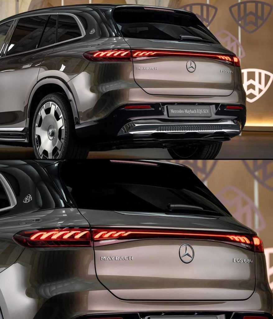 Mercedes-benz Maybach EQS  back view