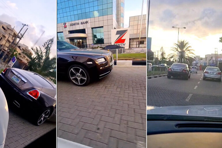 Moment A Rolls-Royce Wraith Was Spotted On The Streets Of Lagos