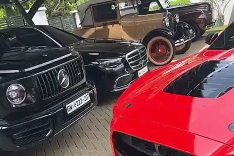 Surprising Billionaire’s Luxury Cars Garage Worth ₦1.4 billion Was Spotted In Ghanaian