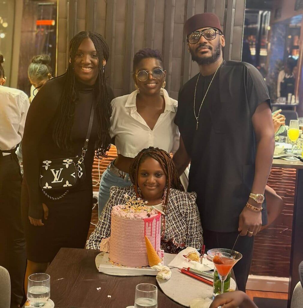 Annie Idibia at daughters birthday party