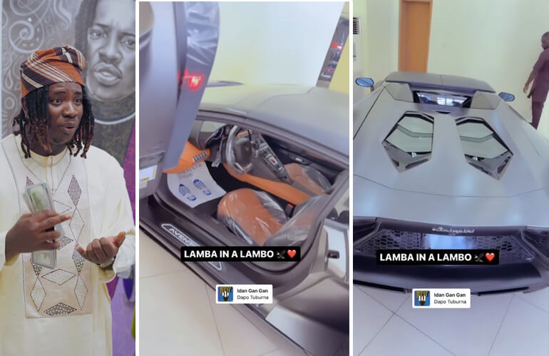 Lord Lamba splashes atleast N150Million as he buys himself a Lamborghini Aventador