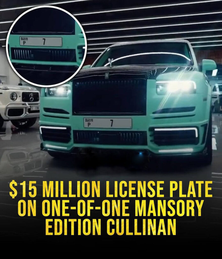 This One-Of-One Mansory Edition Rolls-Royce Cullinan Uses A License Plate Number Worth Over N11 Billion