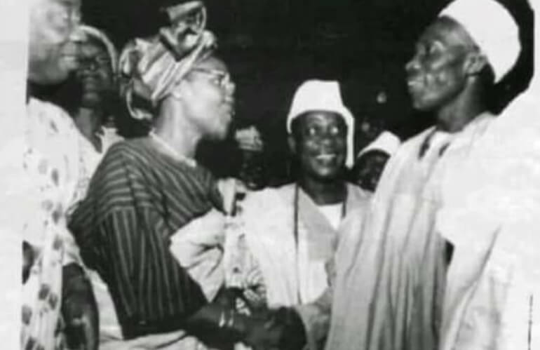 funmilayo ransome with head of state