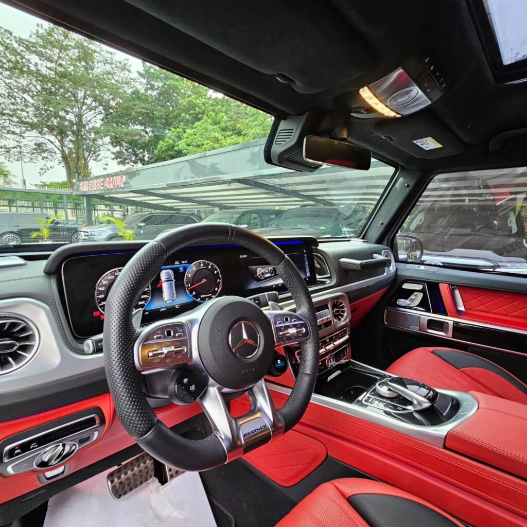 2021 Mercedes-Benz G63 bulletproof interior