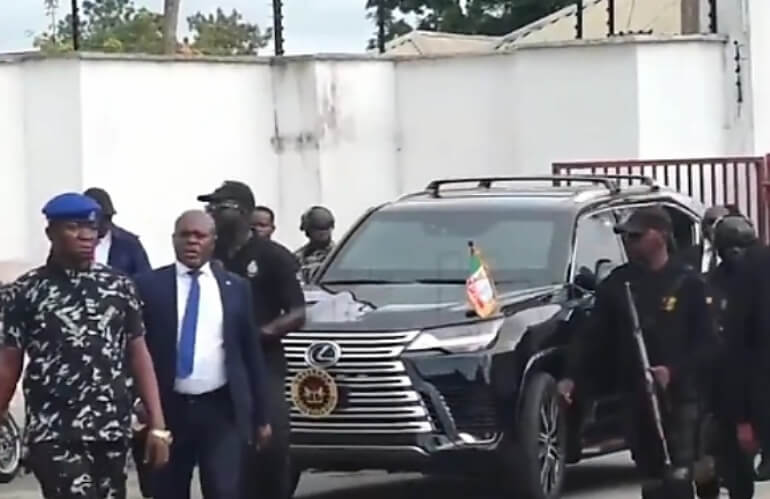 Cross River State Governor's Lexus LX 600 Official Car