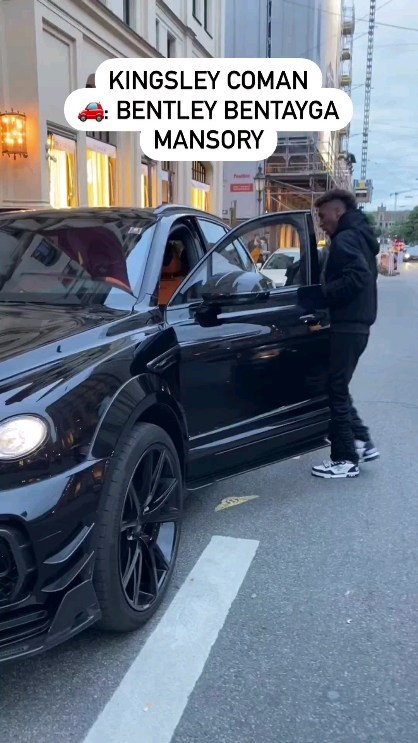 Kingsley Coman Was Spotted Pushing A $450K Mansory Bentley Bentayga