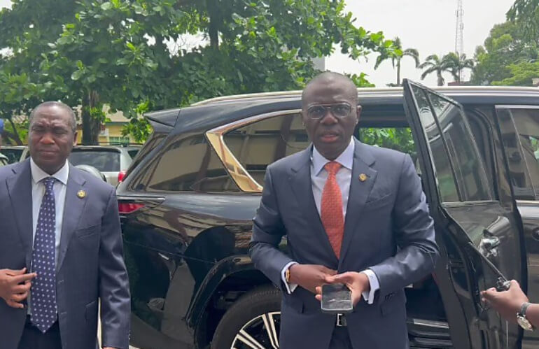 Lagos State Governor's Lexus LX 600 Official Car