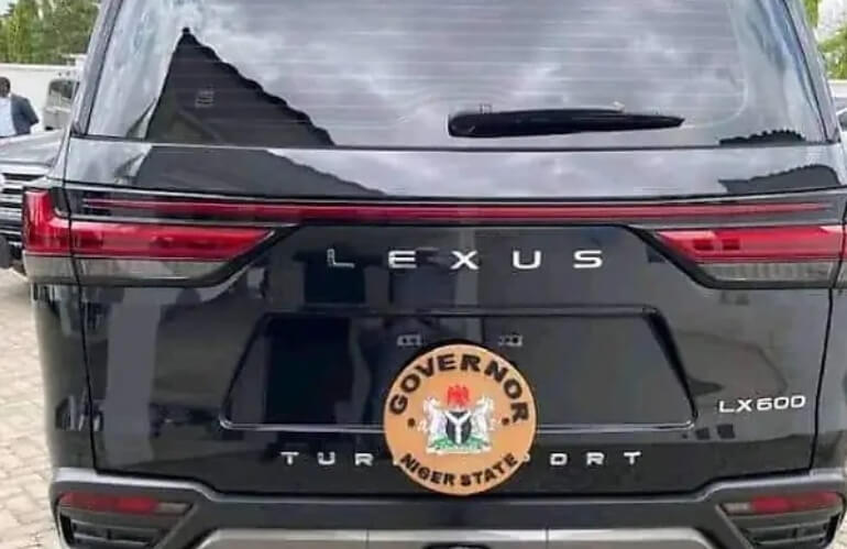 Niger State Governor's Lexus LX 600 Official Car