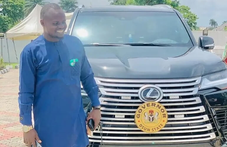 Osun State Governor's Lexus LX 600 Official Car