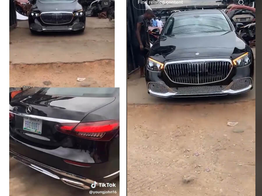 Reaction As Youngjohn Showoff A 2016 E300 Upgraded to 2021 Maybach