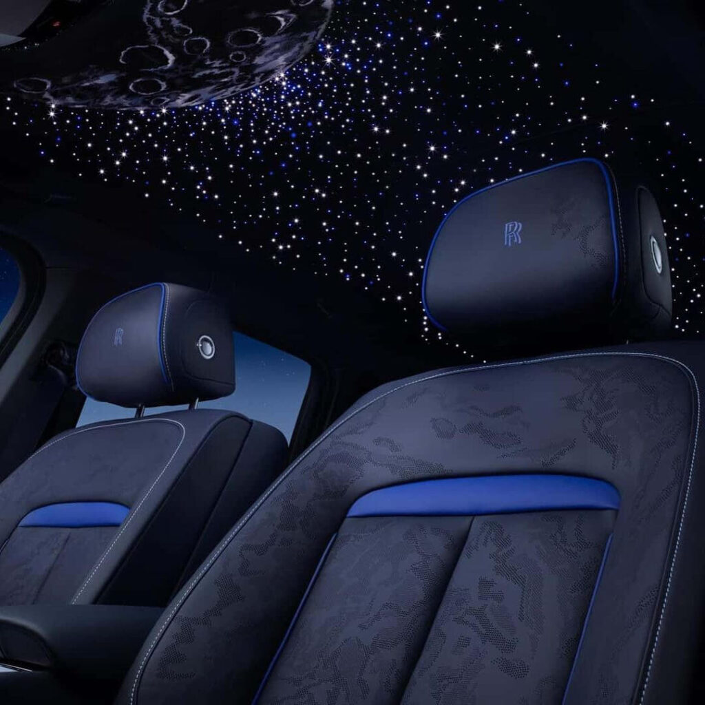 Rolls-Royce Cullinan Blue Shadow interior