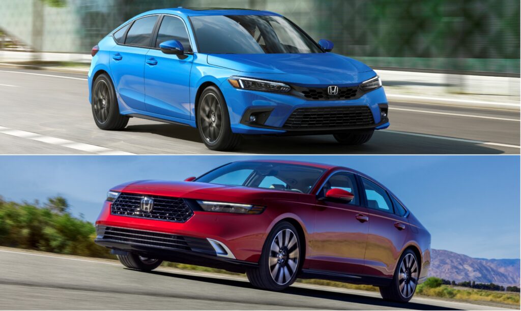 2023 Honda Civic vs. 2023 Honda Accord