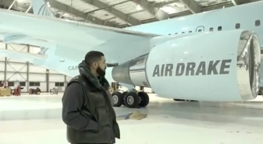 Drake’s Boeing 767