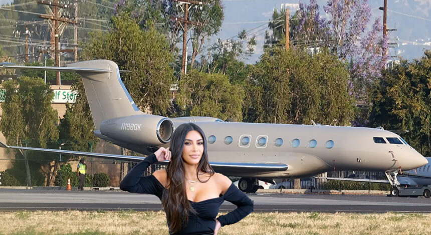 Kim Kardashian Gulfstream