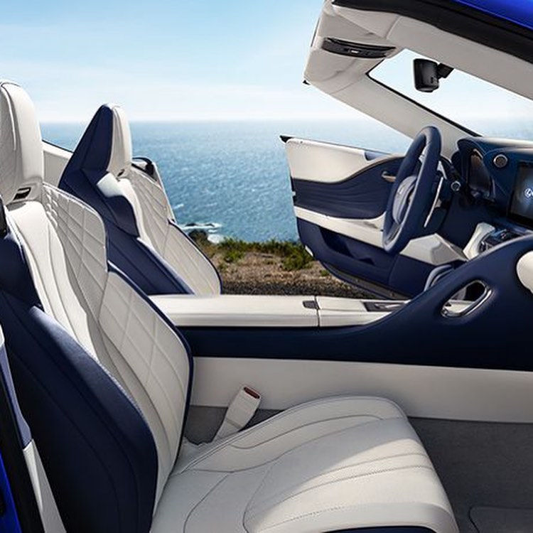 2024 Lexus LC 500 Convertible interior