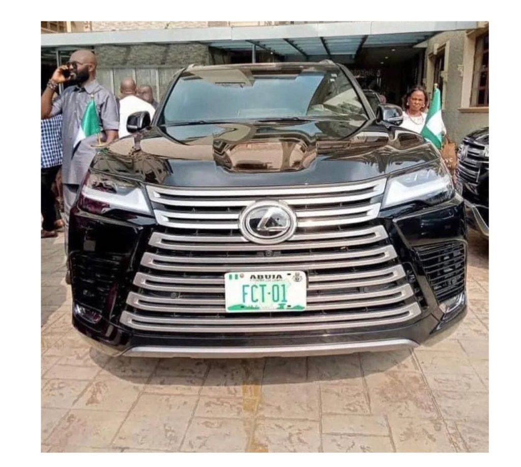 2023 Lexus LX600, official car of Minister Nyesom Wike