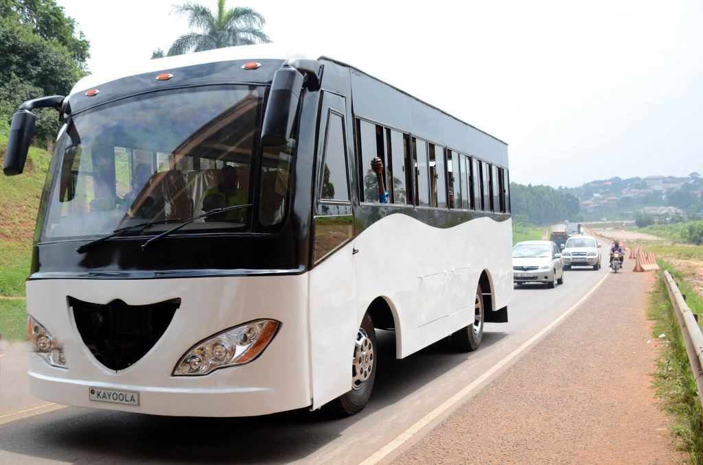 Electric buses called Kayoola EVS