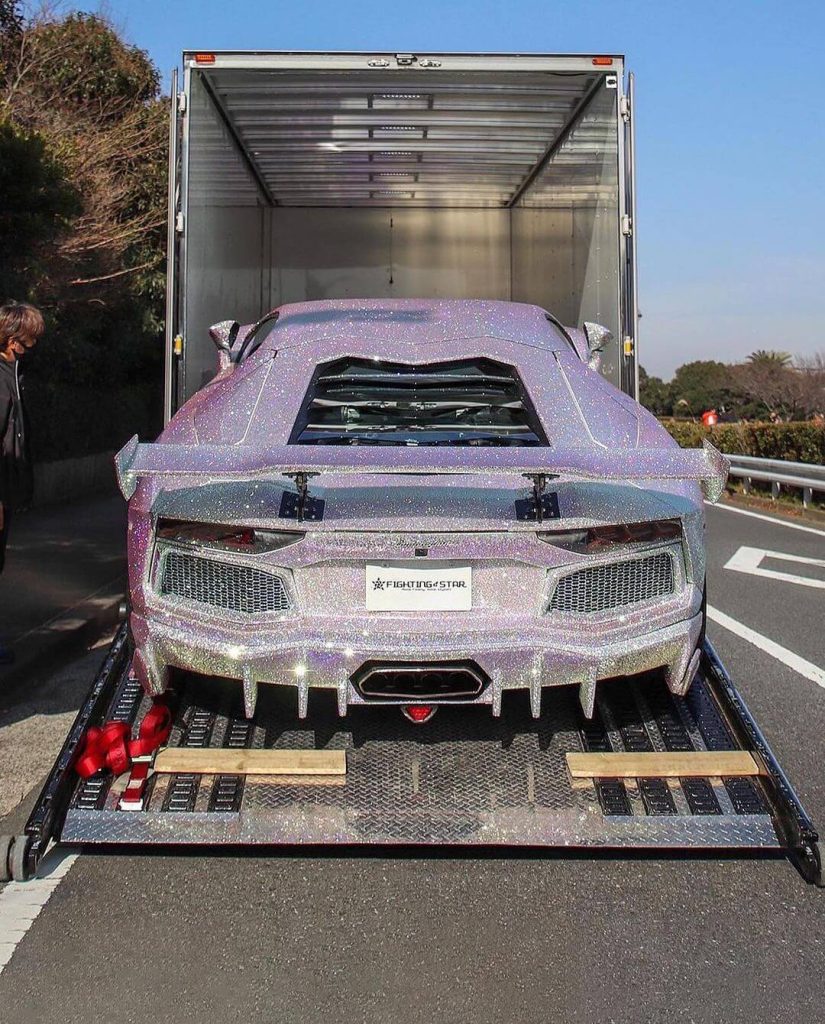Japanese Man Buys Lamborghini Covered In Thousands Of Pink Diamonds
