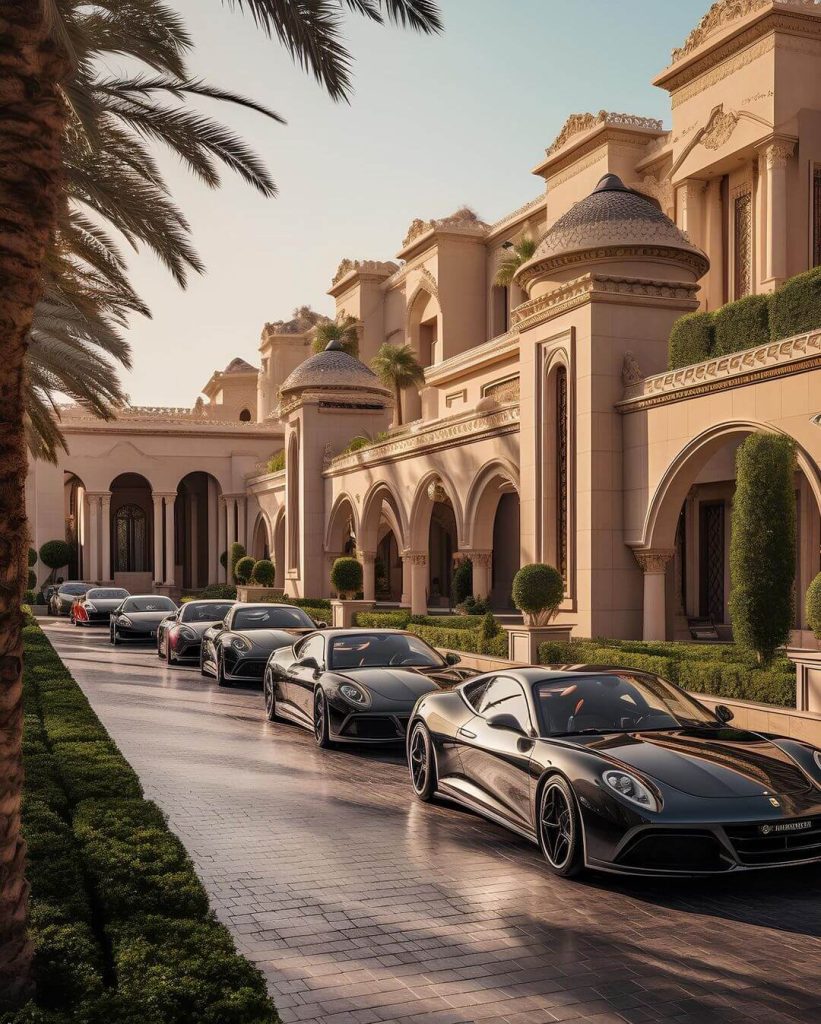 This $195 Million Concept Mansion Designed for Neymar Contains Supercar Elevator Display for 16 Luxury Cars