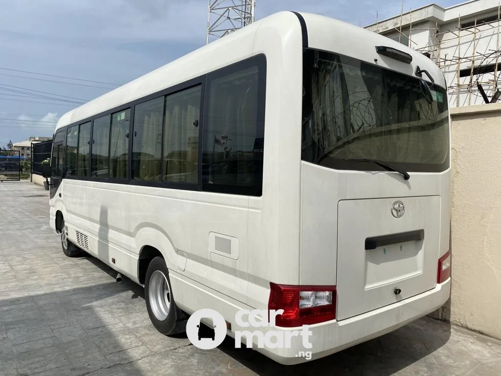 2023 Toyota Coaster back view