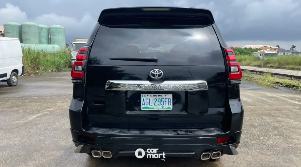 new upgraded 2020 Toyota Land Cruiser back view