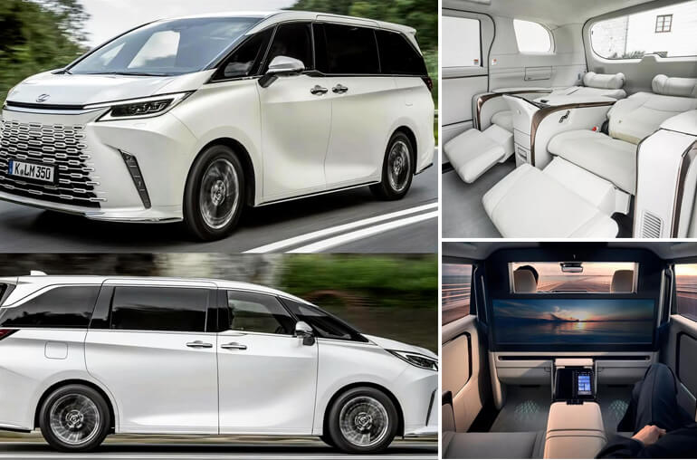 Meet the 2024 Lexus LM minivan that will be sold in 60 countries